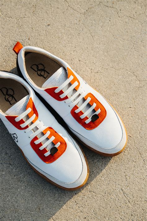 Geppetto White Vermillion DOOET Shoes Designed In Barcelona