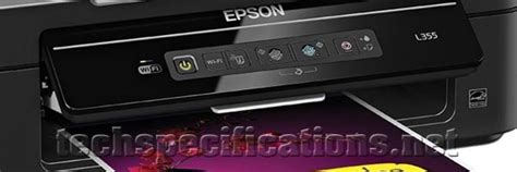 Epson L355 Multifunction Printer Tech Specs