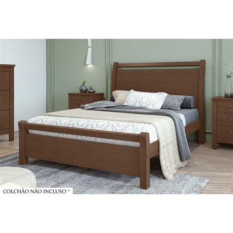 Cama De Casal Reali Imbuia Lopas Leroy Merlin