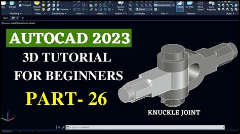 Autocad 2023 3d Tutorial For Beginners Autocad Bangla Tutorial Autocad 3d Modelling Part