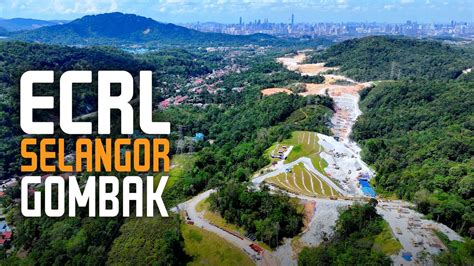 ECRL Gombak Batu 12 Terowong Gombak Sungai Chinchin MRR2