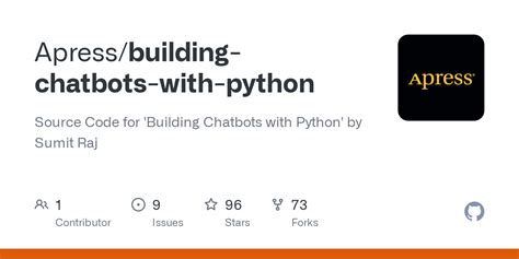 GitHub Apress Building Chatbots With Python Source Code For