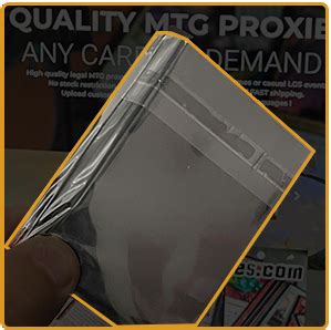 1 Pack of 100 sleeves for MTG cards - High quality MTG proxy on demand