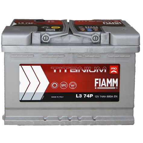 Automotive Battery 12V 74Ah 680A TITANIUM PRO L3 74P Caranda