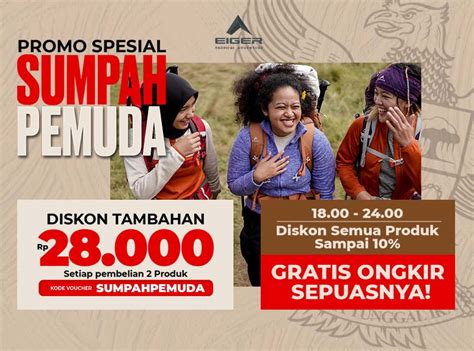 Promo Sumpah Pemuda Dari EIGER Ada Ekstra Voucher Blog