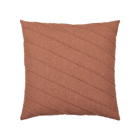 Elaine Smith 20 X 20 Uplift Clay Sunbrella Outdoor Pillow AuthenTEAK