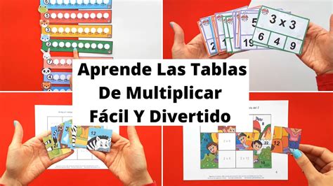 3 RECURSOS PARA APRENDER LAS TABLAS DE MULTIPLICAR FÁCIL Y DIVERTIDO