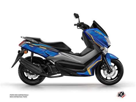 Kit D Co Maxi Scooter Yamaha Energy Bleu Noir Kutvek