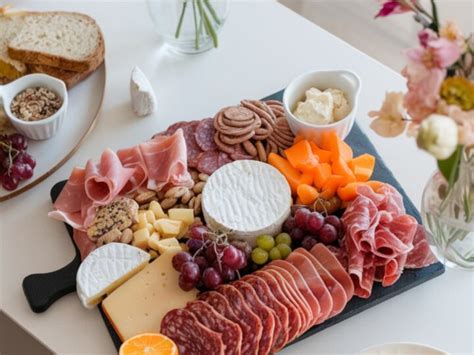 prosciutto  cheese charcuterie board mummy time