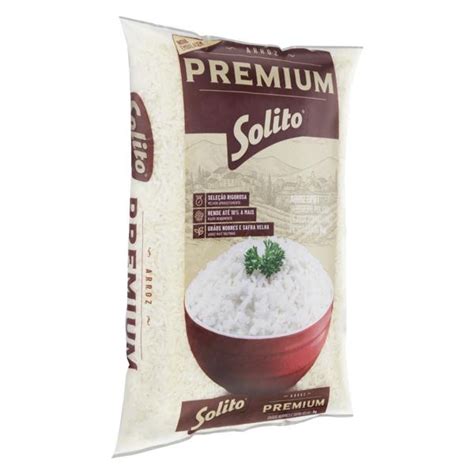 Arroz Polido Tipo 1 Solito Premium Pacote 1kg Super José