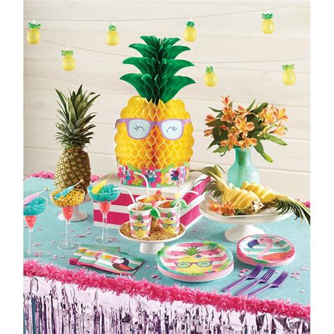 Tropical Pineapple Party Cups Pineapple Party Cups Summer Etsy