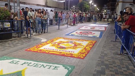 Alfombras de sal para la patrona de Écija la Virgen del Valle Écija