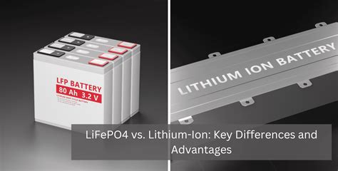 Lifepo Vs Lithium Ion Key Differences And Advantages