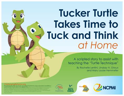 Tucker Turtle Takes Time To Tuck And Think At Home National Center