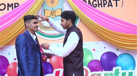 Tilak Ceremony Farewell Party Alpinepublicschoolloomb7604 Youtube