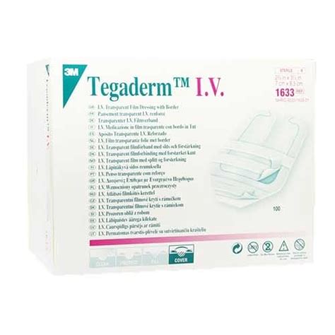 3m 1633 Tegaderm Iv Transparent Dressing 2 34 X 3 14 Vitality Medical