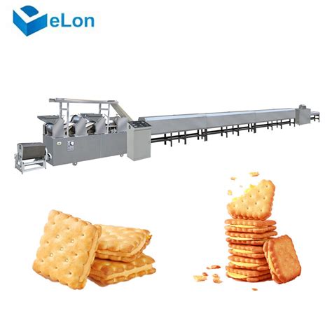 Automatic Bakery Equipment Soft Hard Soda Rice Cracker Cake Biscuit