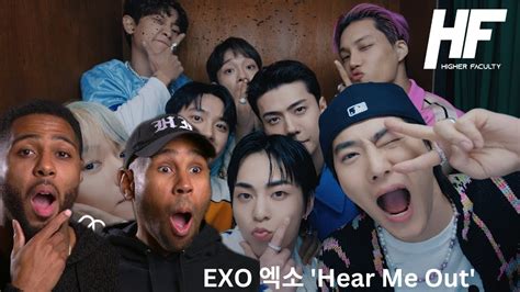 Reaction Exo Hear Me Out Mv Higher Faculty Kpop Youtube