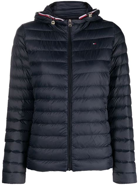 Tommy Hilfiger Zipped Hooded Padded Jacket Farfetch