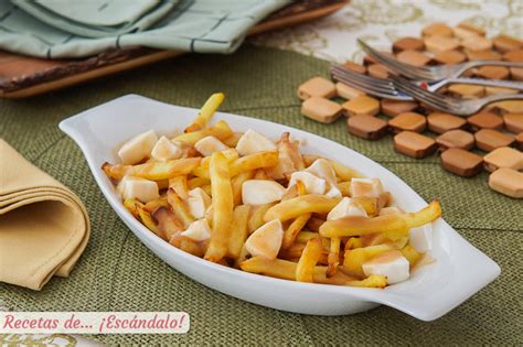 Prepara poutine una deliciosa receta tradicional de Canadá Recetas