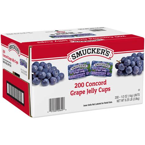 SMUCKERS GRAPE JELLY PORTION CONTROL CUPS - US Foods CHEF'STORE