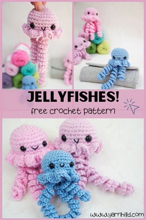 Crochet Amigurumi Jellyfish Free Crochet Jellyfish Pattern