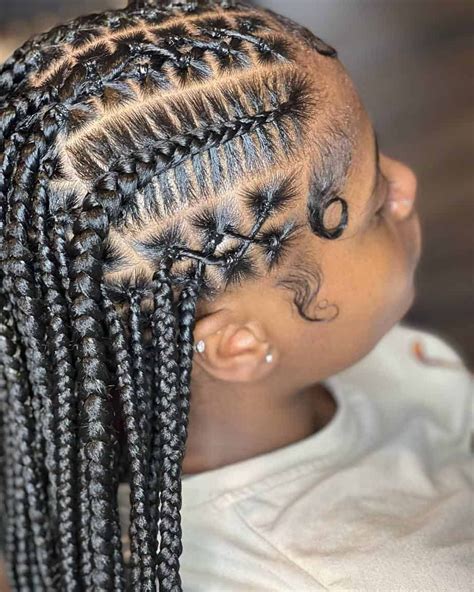 30 Criss Cross Knotless Braids That Will Up Your Braiding Game Artofit