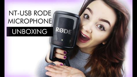 Rode Nt Usb Microphone Unboxing Youtube