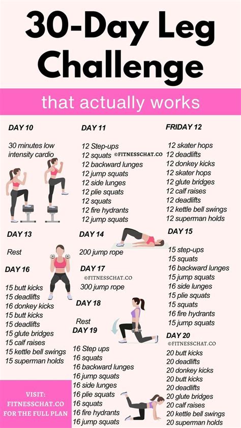 Ultimate 30 Day Leg Challenge That Works Like Crazy Leg Challenge 30