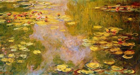 Reprodu Es De Arte A Lagoa Da Gua Lily Por Claude Monet