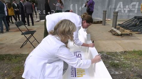 Center For Medical Education Topping Out Ceremony Youtube