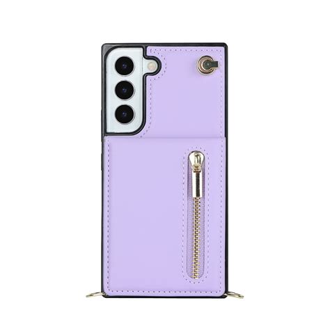 Samsung Galaxy S21 Fe Hoesje Solidenz Fashion Wallet Met Koord