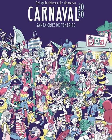 Así es el cartel del Carnaval de Santa Cruz de Tenerife 2020