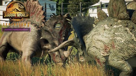 New Spinoceratops Vs Stegoceratops Jurassic World Evolution 2 Youtube