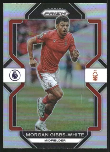 Panini Prizm Anglais Premier League Prizm Argent Morgan