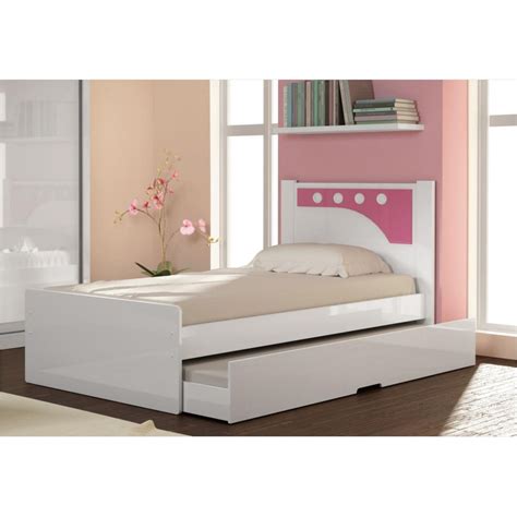 Cama Infanto Juvenil Bibox Bolinha Branco Aplique Reversível Azul