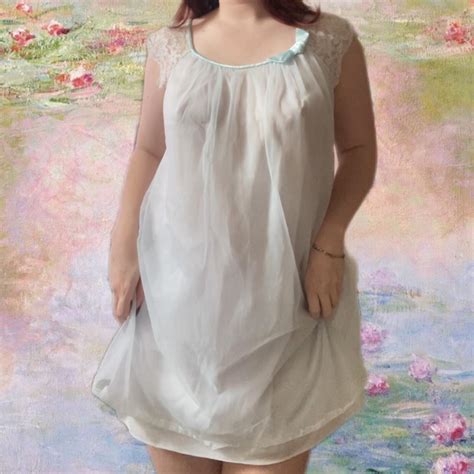 Vintage Nightgown By Vanity Fair Pastel Depop