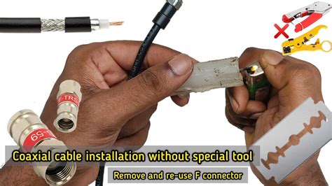 How To Install Coax Connectors