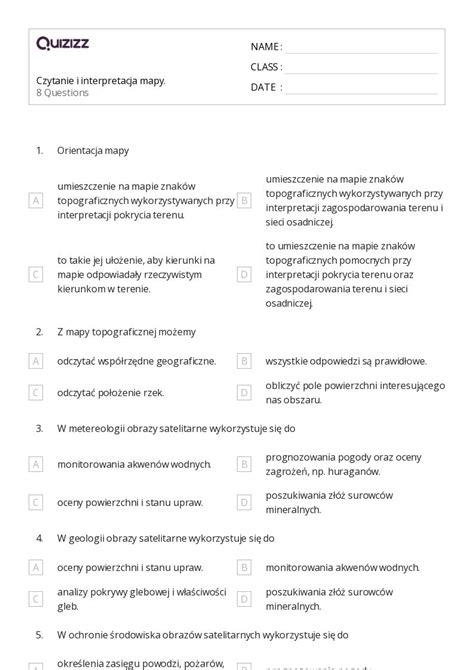 Ponad 50 Interpretacja wykresów arkuszy roboczych dla Klasa 1 w Quizizz