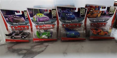 Mosc Disney Pixar Cars Lightning Mcqueen Guido Luigi Frank Dj Snot Rod