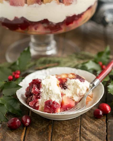 Cranberry Cheesecake Trifle That Skinny Chick Can Bake