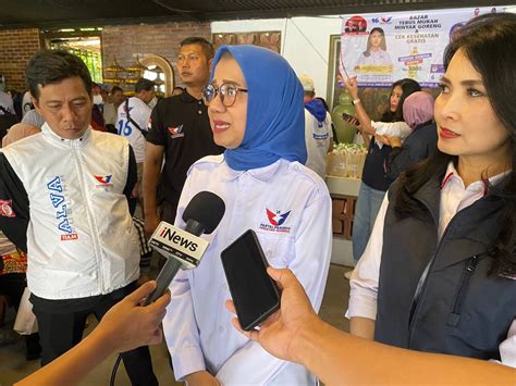 Caleg Perindo Alva Ruslina Gelar Bazar Murah Dan Cek Kesehatan Gratis