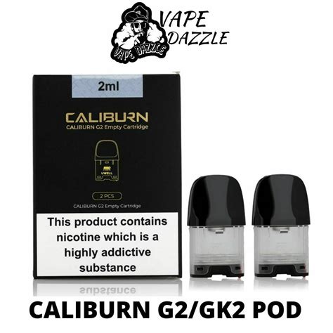 Uwell Caliburn G2 Pod 2 PC Pack Vapedazzle AE