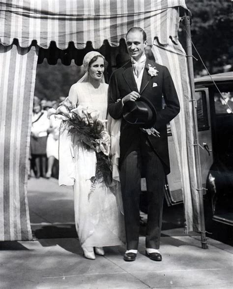 Betsey Cushing Roosevelt And Jock Whitney On Their Wedding Day 1942