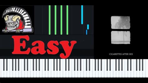 Cigarettes After Sex Crush Piano Midi Synthesia Very Easy