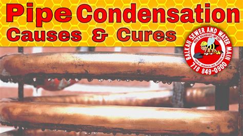 Pipe Condensation And Sweating Pipes Causes And Cures Youtube