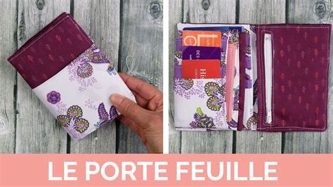 Coudre Un Porte Feuille Tuto Coutre Facile Patron Gratuit Youtube