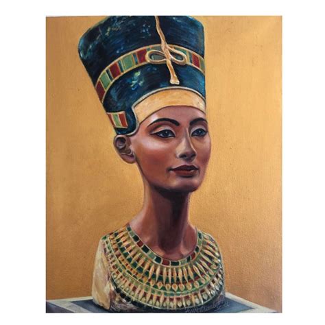 Gold Nefertiti Anchor Cross Stitch Museum Quality Pattern Three