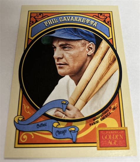 2014 Panini Golden Age 89 Phil Cavarretta Chicago Cubs EBay