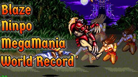 Blaze Megamania Ninpo Kage Bunshin Streets Of Rage 2 New Era Speedrun World Record